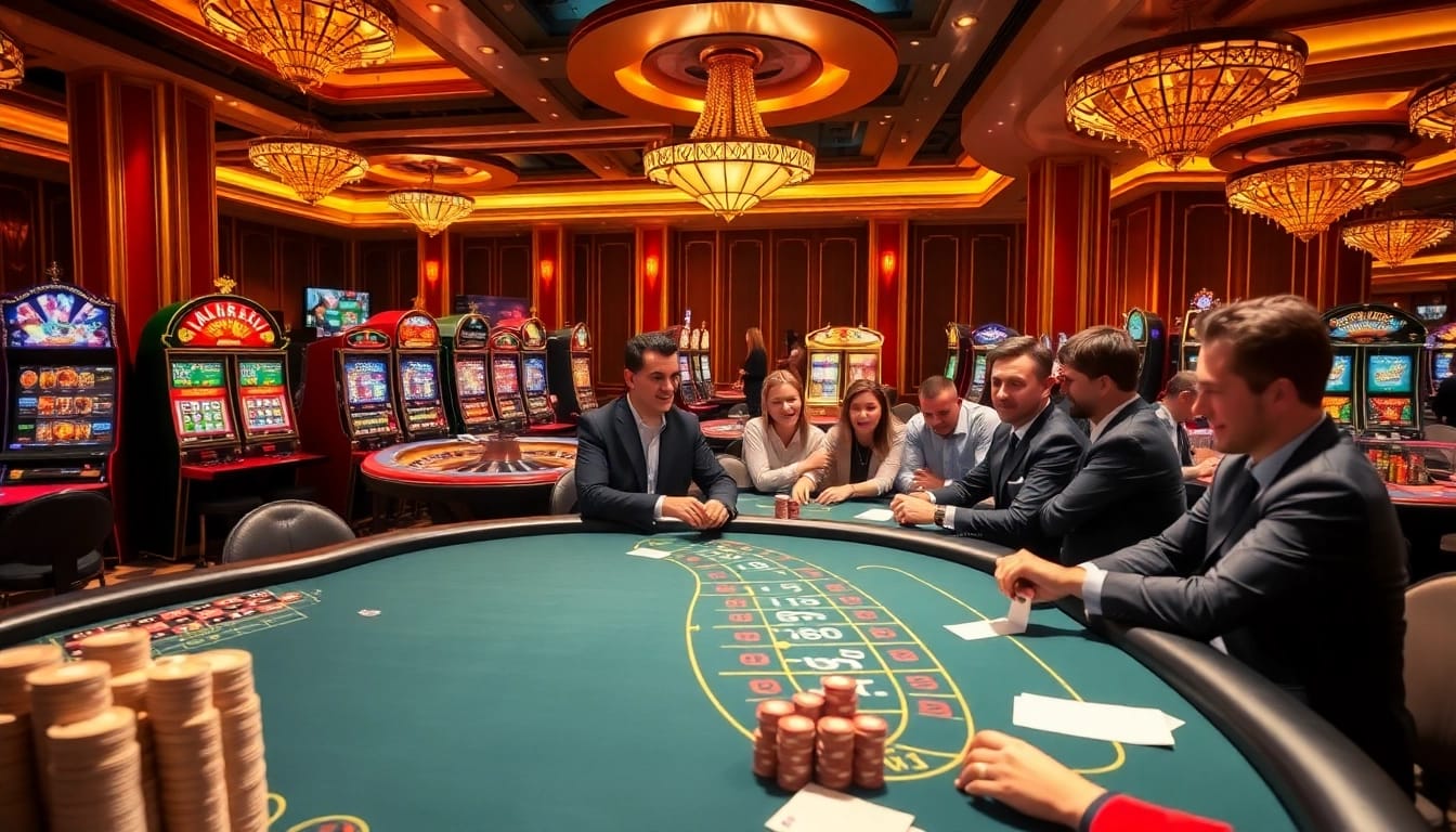 Experience the thrill of gaming excellence at website 789f with vibrant casino visuals.
