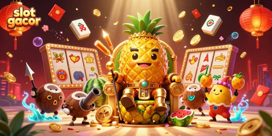Experience thrilling gameplay in a vibrant slot gacor scene with dynamic characters and rich elements.