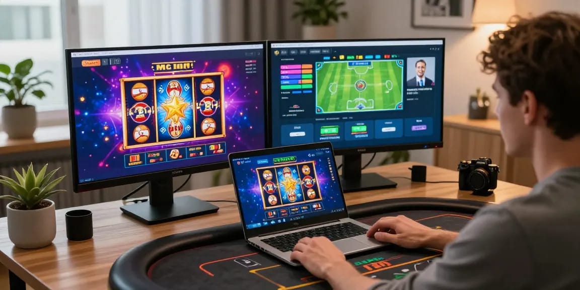 Engaging 88m online gaming platform scene showcasing live dealer interaction and vibrant casino graphics.