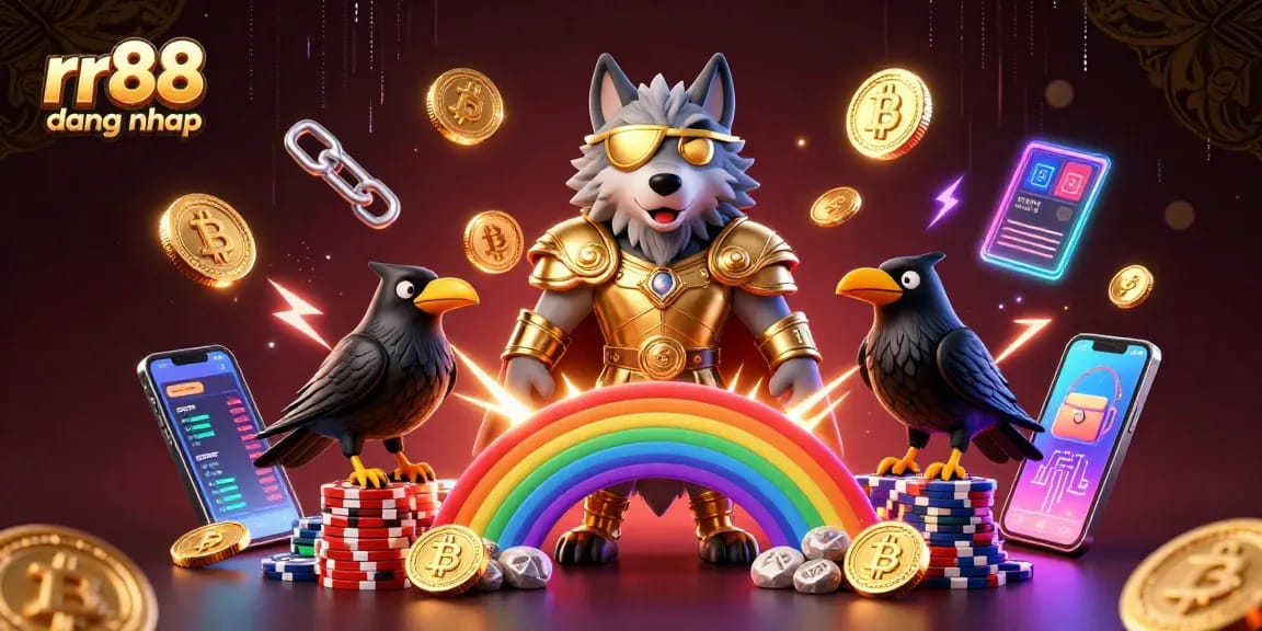 Engage with RR88 dang nhap and explore vibrant casino-themed elements in this dynamic illustration.