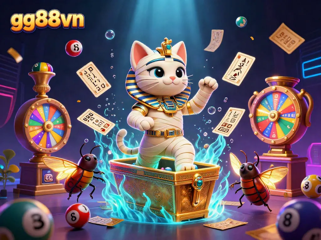 Engage in thrilling casino fun at gg88vn with vibrant characters and dynamic gaming elements.