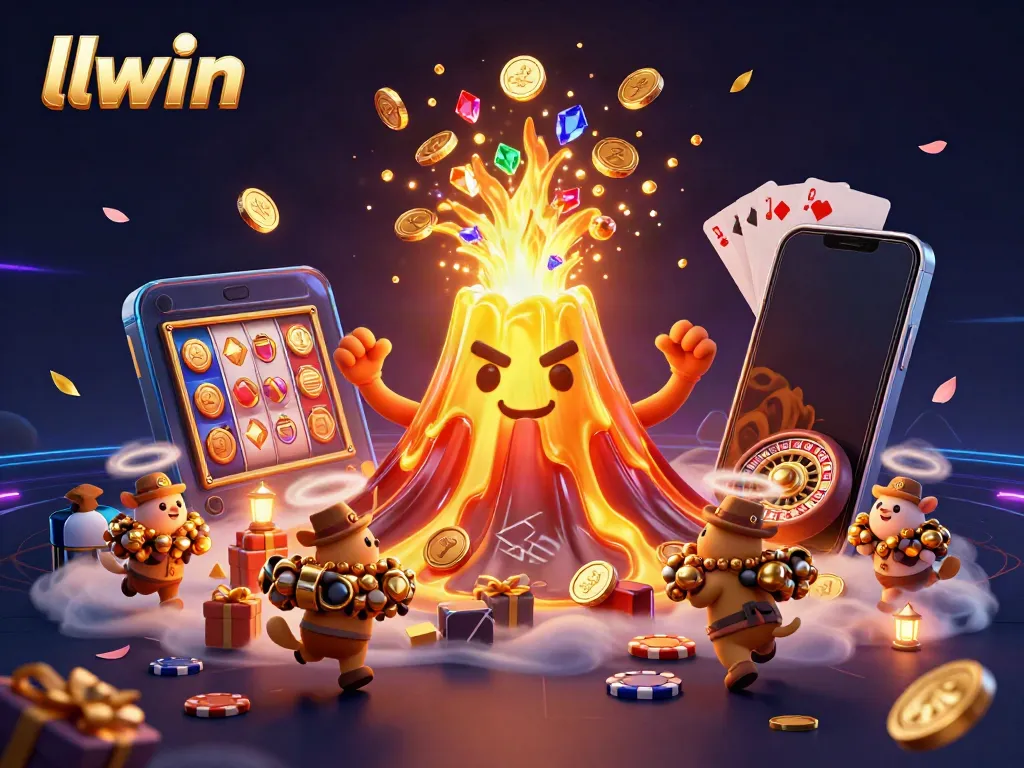 Engage with the triumphant llwin volcano amidst a rich array of casino treasures.