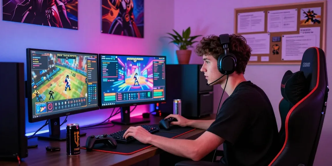 Engaging ROKOK88 RTP gaming setup featuring vibrant screens and immersive atmosphere.