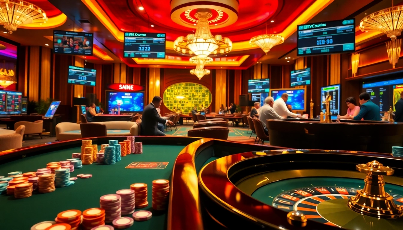 Exciting casino action with poker chips and roulette wheels at https://five88az.com/ enhancing your gaming experience.