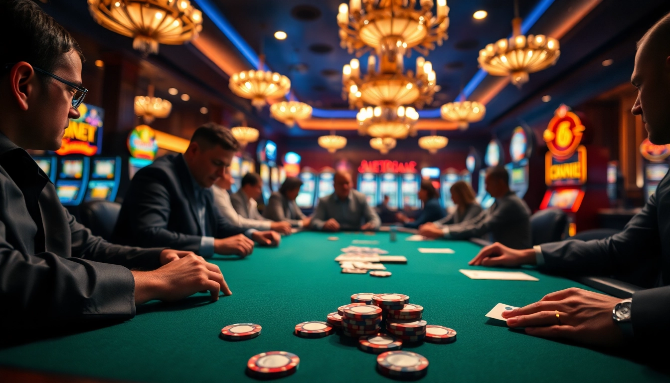 Rajahoki memberi kesempatan menegangkan di meja poker dengan chip berkilau yang mencolok.
