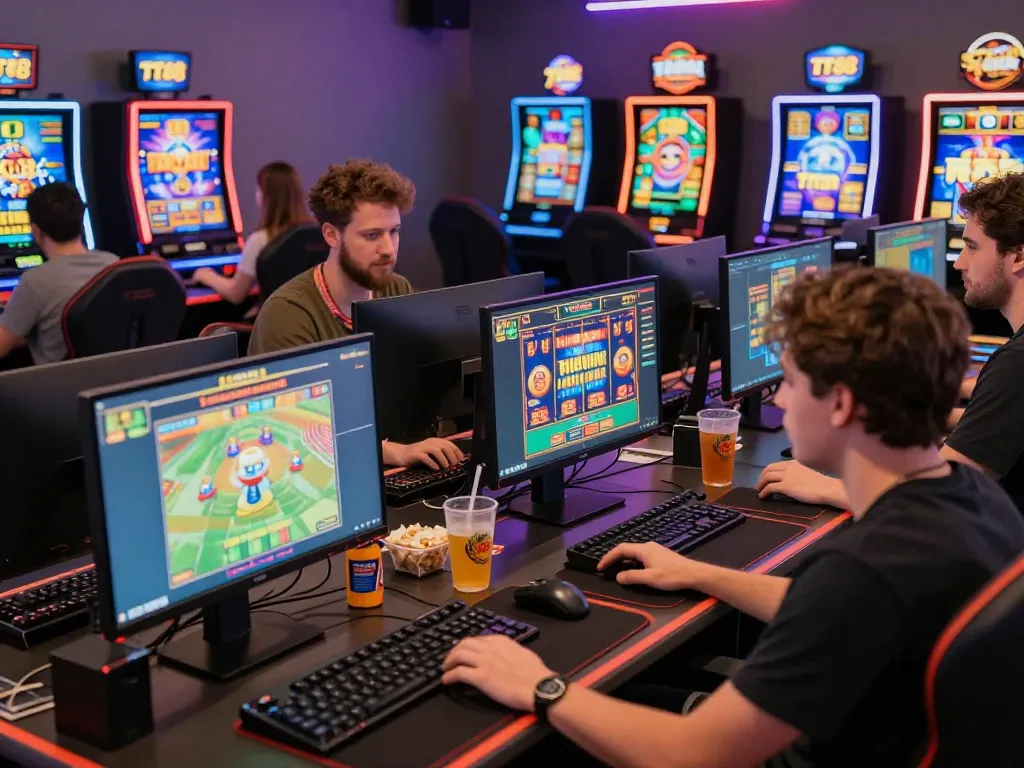 TT88 online gaming platform with diverse players engaged in exciting gaming experience.