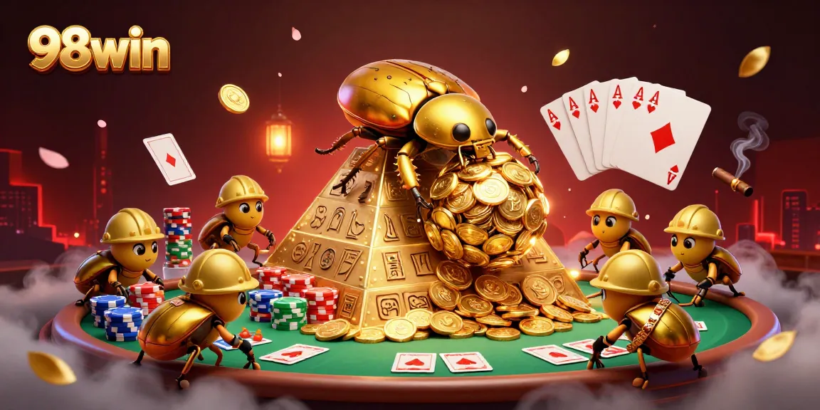 Experience thrilling games and massive wins at 98win's vibrant casino atmosphere.