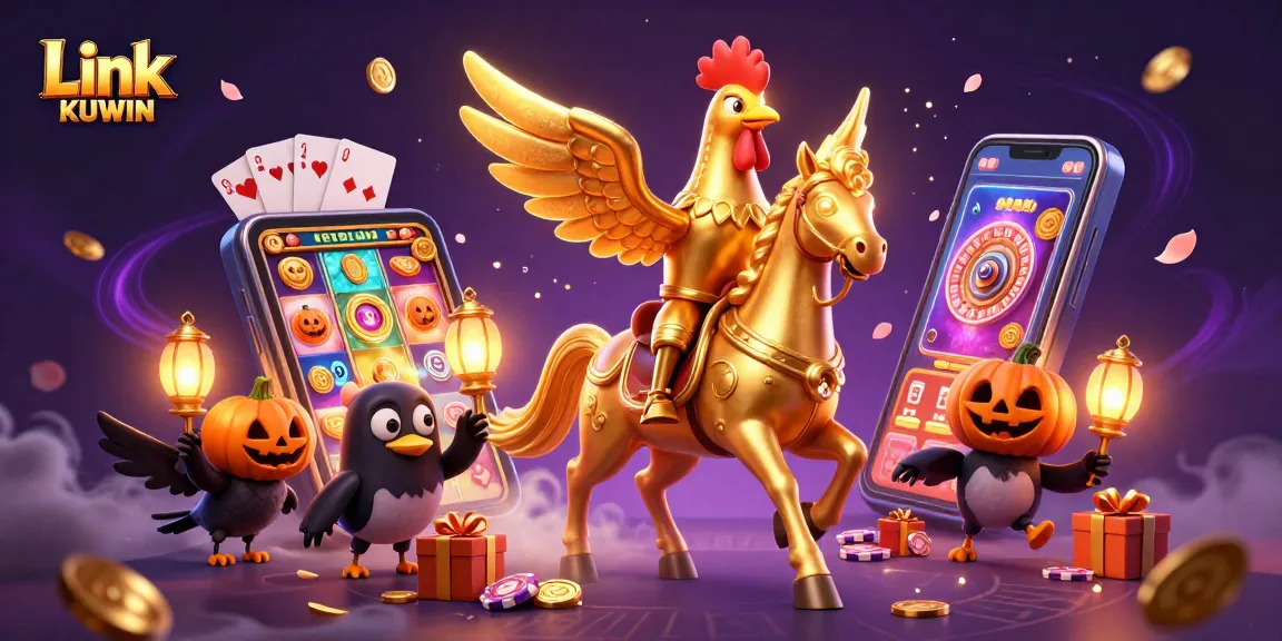 Spin to win at Link KUWIN with vibrant casino games in an enchanting 3D world.