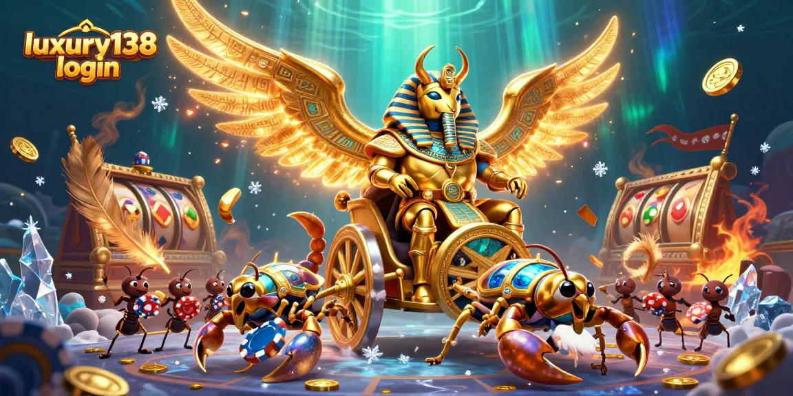 Engage with luxury138 login for thrilling slots and golden winnings in this vibrant casino scene.