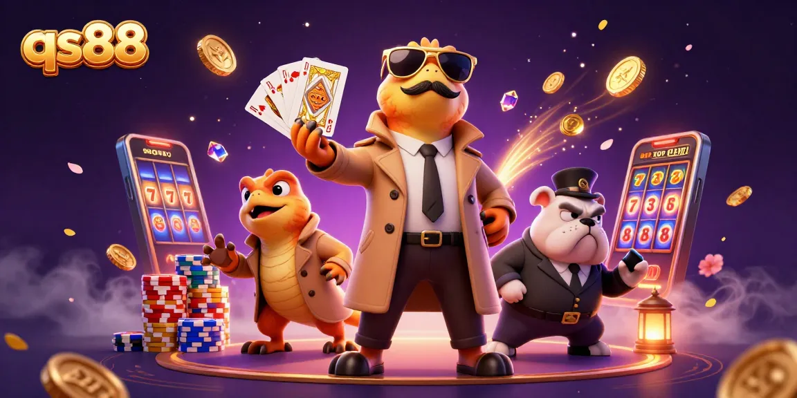 Experience qs88 with raptors sneaking into a VIP lounge surrounded by casino games and rich decor.