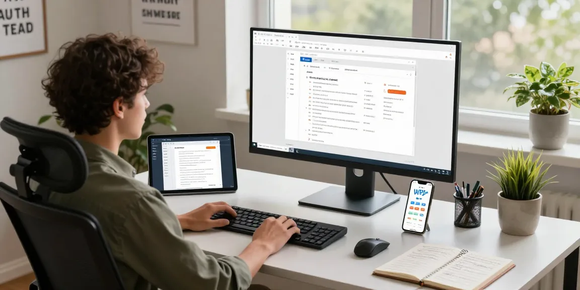 WPS Download interface displayed on a modern workspace screen with productivity tools.