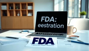 Informative layout on fda registration for italian companies showcasing professionalism and clarity.